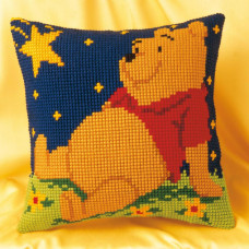 PN-0014605 Disney Winnie the Pooh. Подушка. Vervaco. Набір для вишивки нитками хрестиком по малюнку на тканині