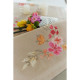 PN-0155171 Рожеві квіти. Доріжка на стіл. Набір для вишивки нитками. Vervaco