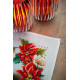 PN-0155487 Christmas flowers. Серветка. Vervaco. Набір для вишивання нитками