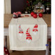 PN-0155966 Різдвяні гноми. Доріжка на стіл. Набір для вишивки нитками. Vervaco
