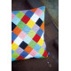 PN-0156326 Різнокольорові квадрати. Подушка.Vervaco. Набір для вишивки нитками довгий стібок на тканині з малюнком