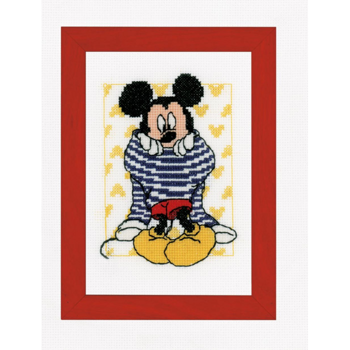 PN-0167520 Mickey Mouse. 13х18 см. Набір для вишивки хрестикомVervaco на Aida 14