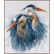 PN-0185890 Great blue herons. 36х43 см. Lanarte. Набір для вишивки хрестиком на Aida 14