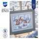 PN-0203507 Вечірка з гномами, 29х21 см. Vervaco. Набір для вишивки хрестиком на Aida 14