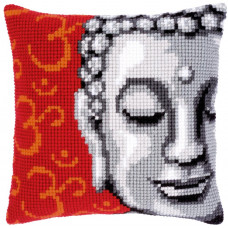 PN-0143700 Buddha (Будда). Подушка. Vervaco. Набір для вишивки нитками хрестиком по малюнку на тканині