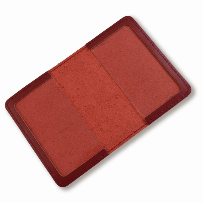 POG2EE Babylon Обкладинка для посвідчення офіцера з Гербом 9x12,5 см червона, чисте тиснення, шкіра