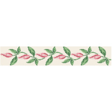 ПС002шМнннн Барвиста вишиванка Заготовка для вишивки - Пояс жіночий Маки, волошки р.42-54 шовк, бежевий