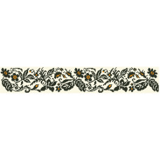 ПС058дМнннн Барвиста вишиванка Заготовка для вишивки - Пояс жіночий Сокальська. Ніжність р.42-54 домоткане полотно, бежевий