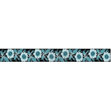 ПС060шЧнннн Барвиста вишиванка Заготовка для вишивки - Пояс жіночий Борщівська. Троянди р.42-54 шовк, чорний