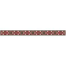 ПС143лМнннн Барвиста вишиванка Заготовка для вишивки - Пояс жіночий Зоряна ніч р.42-54 льон, бежевий