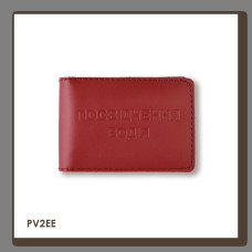 PV2EE Babylon Обкладинка для водійського посвідчення стандарт 10x7,5 см червона, чисте тиснення, шкіра