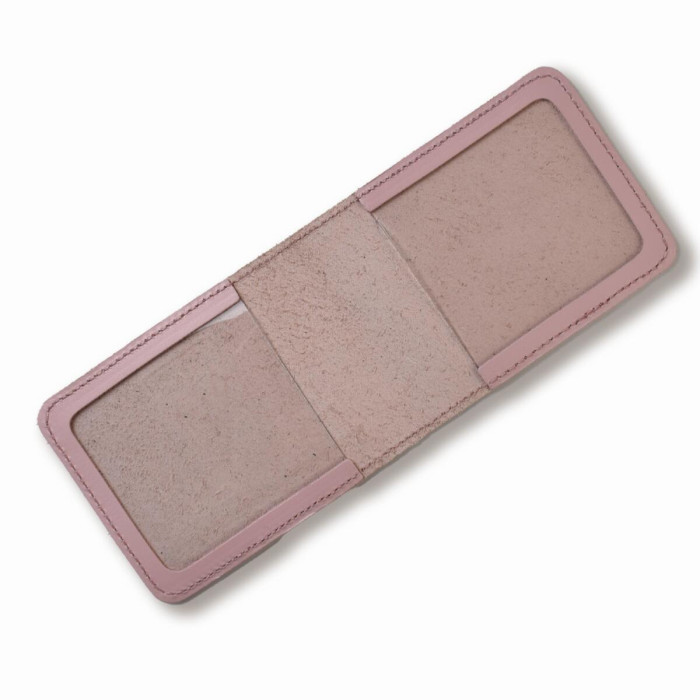 PYBD12DD1 Babylon Обкладинка для посвідчення УБД з гербом 11x8,5 см рожева, золоте тиснення, шкіра