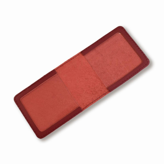 PYBD2CC Babylon Обкладинка для посвідчення УБД з гербом 11x8,5 см червона, срібне тиснення, шкіра