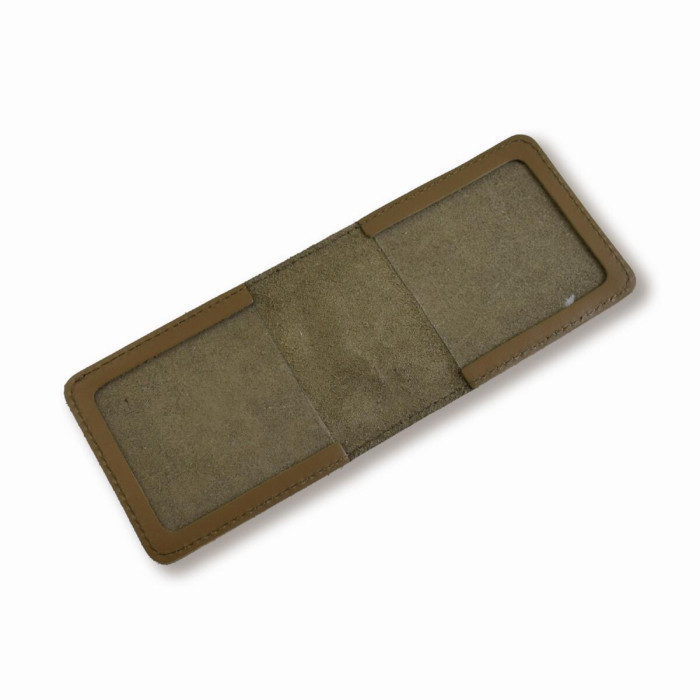 PYBD9CC Babylon Обкладинка для посвідчення УБД з гербом 11x8,5 см хакі, срібне тиснення, шкіра