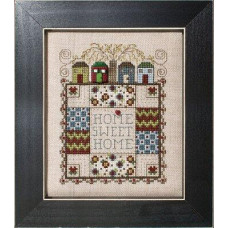 QLS001 Stoney Creek Паперова схема для вишивки рахунковим хрестиком - Quilted With Love - Home Sweet Home