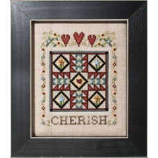 QLS004 Stoney Creek Паперова схема для вишивки рахунковим хрестиком - Quilted With Love - Cherish