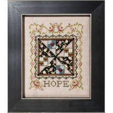 QLS005 Stoney Creek Паперова схема для вишивки рахунковим хрестиком - Quilted With Love - Hope