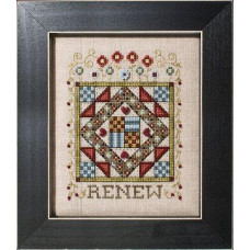QLS006 Stoney Creek Паперова схема для вишивки рахунковим хрестиком - Quilted With Love - Renew
