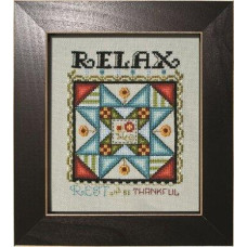 QLS008 Stoney Creek Паперова схема для вишивки рахунковим хрестиком - Quilted With Love - Relax