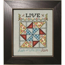 QLS009 Stoney Creek Паперова схема для вишивки рахунковим хрестиком - Quilted With Love - Live