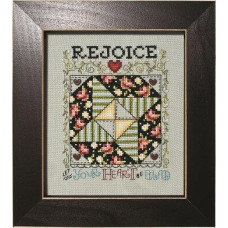 QLS012 Stoney Creek Паперова схема для вишивки рахунковим хрестиком - Quilted With Love - Rejoice