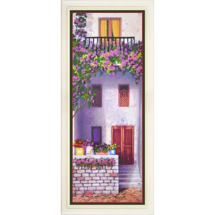 R-029 Квітучий балкон. Olanta. Набір для вишивки нитками