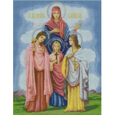 R291-1JS Joy Sunday Набір для вишивки друкованим хрестиком - Віра, Надія, Любов та матір їх Софія 59x74 см, Aida 14 ct (схема на канві) R291-1JS Joy Sunday Набір для вишивки друкованим хрестиком - Віра, Надія, Любов та матір їх Софія 59x74 см, Aida 14 ct (схема на канві)