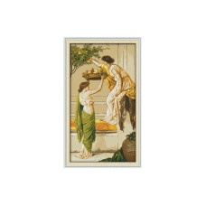 R490JS Жінки збирають квіти, 44x73 см. Joy Sunday. Набір для вишивки хрестиком на канві з нанесеним малюнком