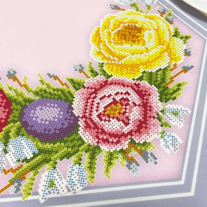 Ранер_150 Virena Заготовка для вишивки бісером - Ранер 28x72 см (габардин)