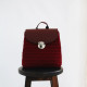 RE84208/1 Рюкзак з екошкіри, колір червоний, (пряжа-бордо). Trikolino. Набір для в`язання