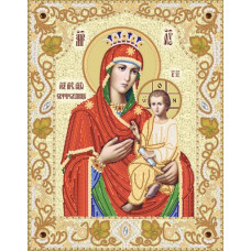 РИК-3-034 Ікона Божої Матері Скоропослушниця. Марічка. Схема на тканині для вишивання бісером