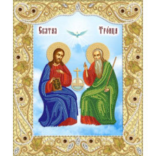 РИК-3-047 Ікона Трійця Новозавітна. Марічка. Схема на тканині для вишивання бісером