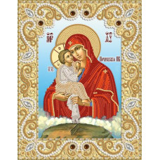 РИК-4015 Почаївська ікона Божої Матері. Марічка. Схема на тканині для вишивання бісером