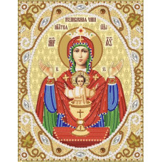 РИК-4019 Ікона Божої Матері Невипивана Чаша. Марічка. Схема на тканині для вишивання бісером