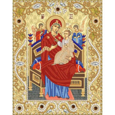 РИК-4021 Ікона Божої Матері Всецариця. Марічка. Схема на тканині для вишивання бісером