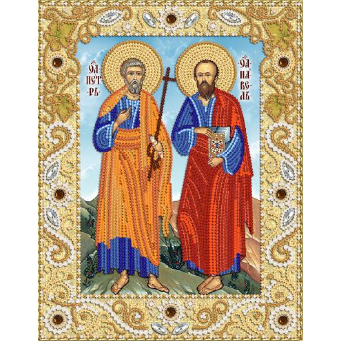 РИК-4025 Св. апостоли Петро і Павло. Марічка. Схема на тканині для вишивання бісером
