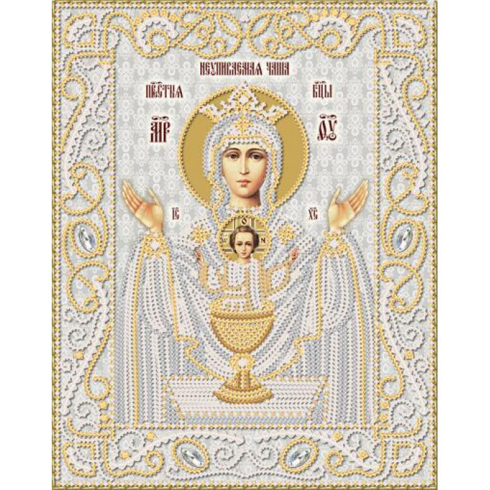 РИК-4044 Ікона Божої Матері Невипивана Чаша. Марічка. Схема на тканині для вишивання бісером