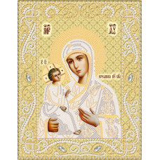 РИК-4074 Єрусалимська ікона Божої Матері (золото). Марічка. Схема на тканині для вишивання бісером