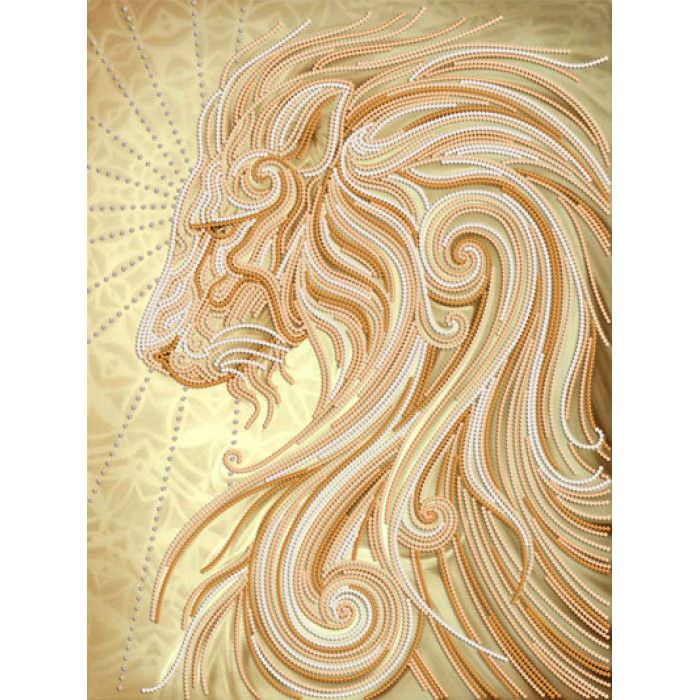 РКК-043 Золотий лев. Марічка. Схема на тканині для вишивання бісером