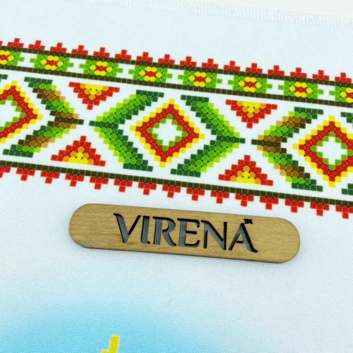 ТБ РКМ_069 Virena Набір для вишивки бісером - Великодній рушник на кошик дитячий 22x30 см (габардин)