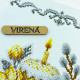 РКМ_069 Virena Заготовка для вишивки бісером - Великодній рушник на кошик дитячий 22x30 см (габардин)