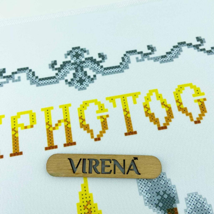 РКВ_096 Virena Заготовка для вишивки бісером - Великодній рушник на кошик 33x51 см (габардин)