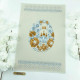 РКВ_103 Virena Заготовка для вишивки бісером - Великодній рушник на кошик 33x51 см (габардин)