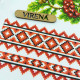 РВМ_052 Virena Заготовка для вишивки бісером - Весільний рушник малий 20x140 см (габардин)