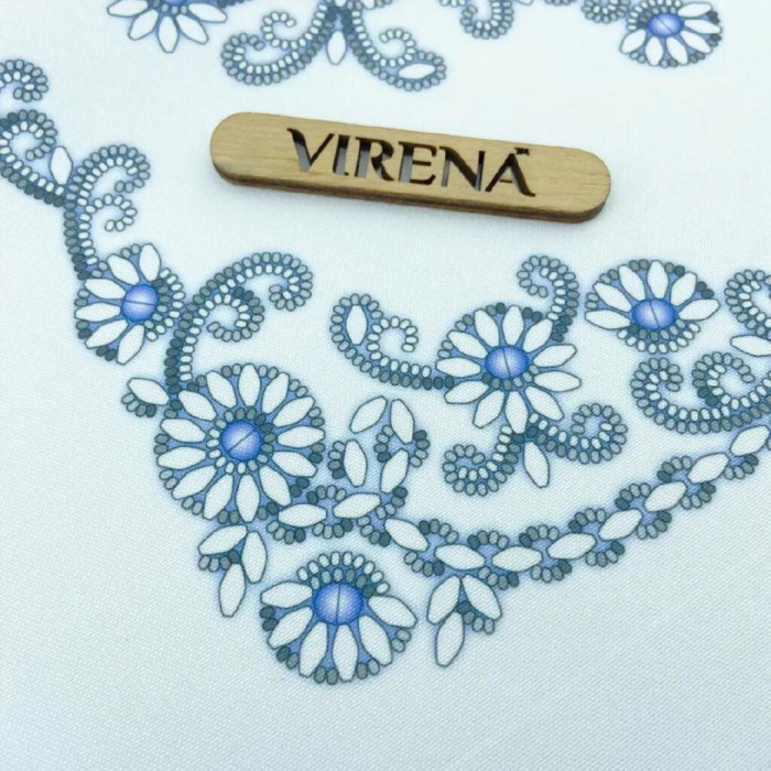 РВВ_070 Virena Заготовка для вишивки бісером та бусинами - Рушник весільний великий в сріблі 35x190 см (схема на габардині) РВВ_070 Virena Заготовка для вишивки бісером та бусинами - Рушник весільний великий в сріблі 35x190 см (схема на габардині)
