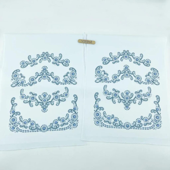 РВВ_070 Virena Заготовка для вишивки бісером та бусинами - Рушник весільний великий в сріблі 35x190 см (схема на габардині) РВВ_070 Virena Заготовка для вишивки бісером та бусинами - Рушник весільний великий в сріблі 35x190 см (схема на габардині)