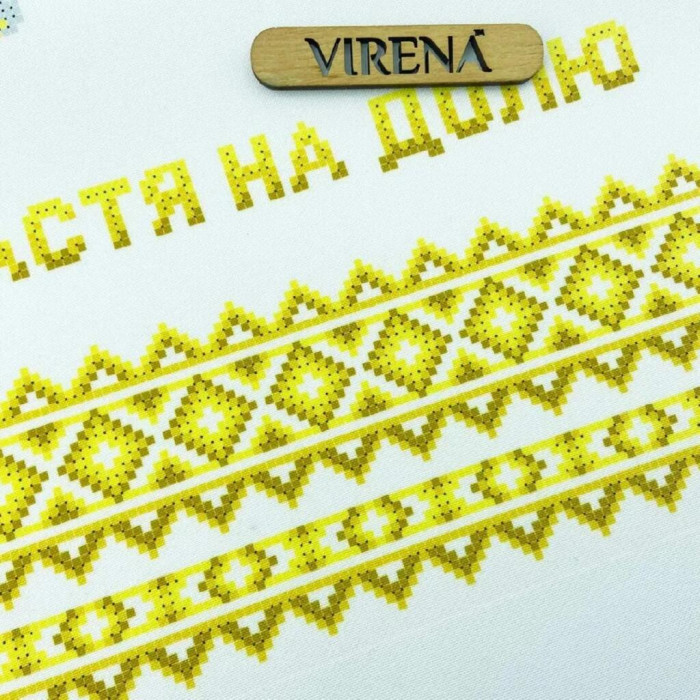 РВВ_072 Virena Заготовка для вишивки бісером - Весільний рушник великий 35x190 см (габардин)