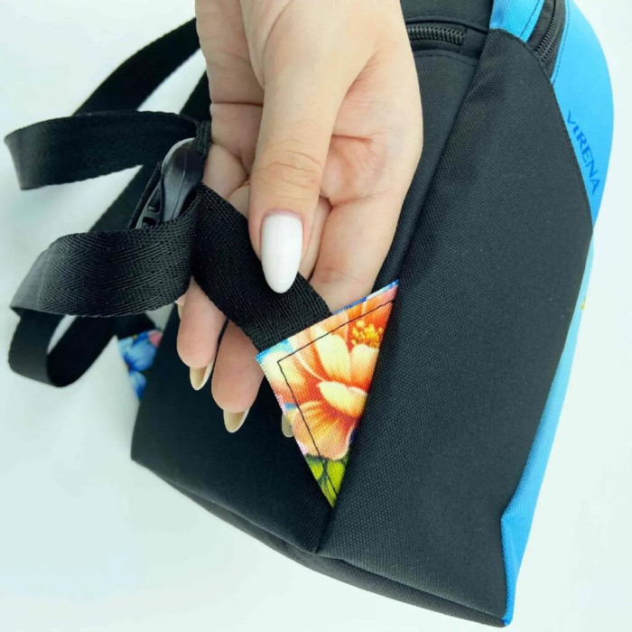 Рюкзак_803 Virena Заготовка для вишивки бісером - Рюкзак Гном з квітами, 24x30x8 см