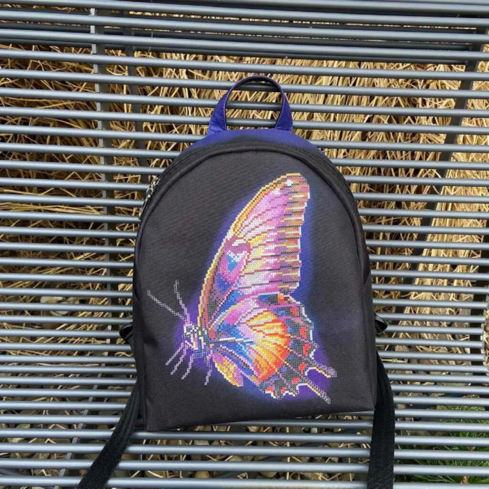 Рюкзак_805 Virena Заготовка для вишивки бісером - Рюкзак Метелик, 24x30x8 см