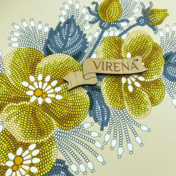 САБ_1121 Virena Заготовка для вишивки бісером і бусинами - Сумка 16х24х5 см, штучна шкіра (бежевий)